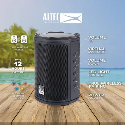 Bocina Bluetooth inalámbrico Altec Lansing HydraMotion negro