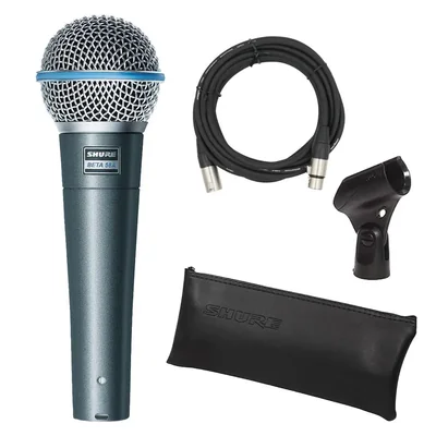 Micrófono Shure BETA 58A Supercardioide Dinámico