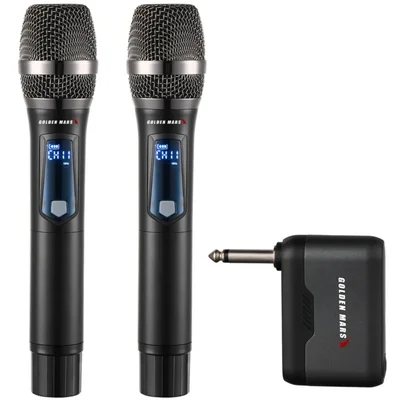 Micrófono inalámbrico GOLDEN MARS 2.4 GHz 2 piezas alcance de 90 m