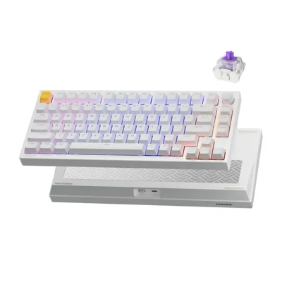 Teclado Mecánico Personalizado LEMOKEY P1 HE 75% Inalámbrico RGB Bluetooth