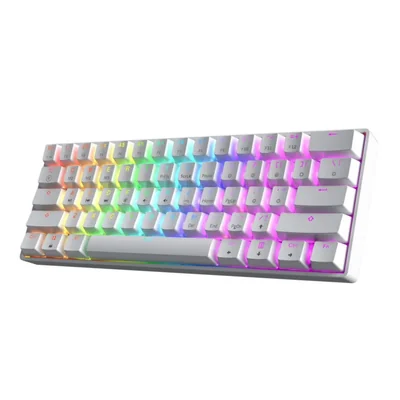 Teclado mecánico HK GAMING GK61 60% RGB Cherry MX