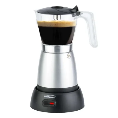 Cafetera Espresso Brentwood TS-119S 550W 6 Porciones 110V