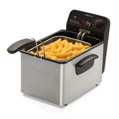 Freidora Presto 05461 de Acero Inoxidable 1800W Capacidad 8 Tazas