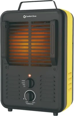Calefactor portátil de metal Comfort Zone Milkhouse 1500 W