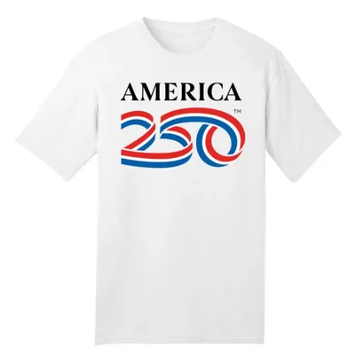 Camiseta AMERICA 250 Algodón 5.4 oz EE. UU. 250.º Aniversario