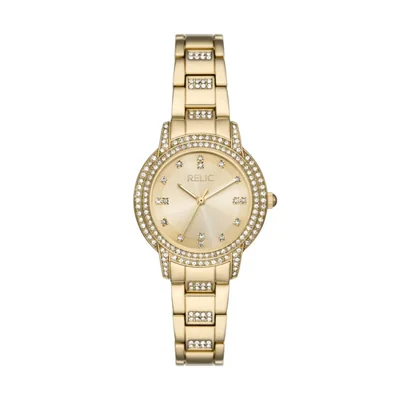 Reloj RELIC para mujer de 32 mm con pulsera de aleación de oro