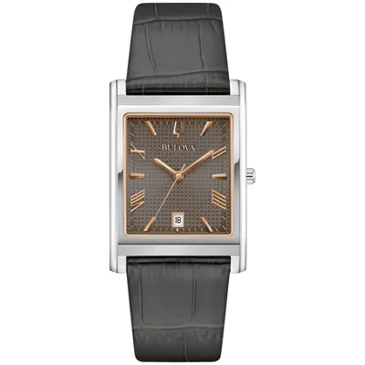 Reloj Bulova Sutton Cuarzo Correa de Cuero Zafiro 29x41mm