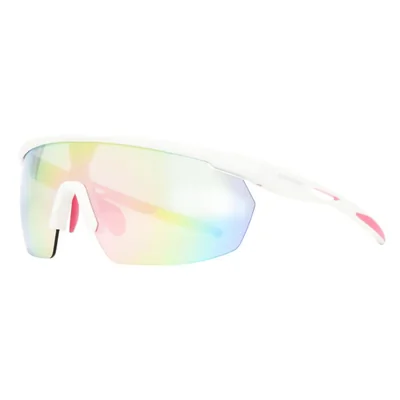 Gafas de sol Easton Blaze Shield blancas con lente espejo de 14 cm