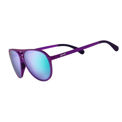 Gafas de sol goodr Mach G moradas con espejo verde y protección UV400