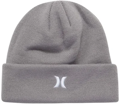 Gorro Hurley Icon de Punto con Puño Gris