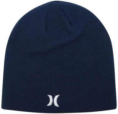 Gorro tipo beanie Hurley para hombre Icon Staple color Obsidian talla M osz