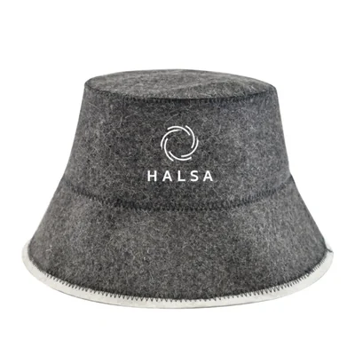 Gorro para sauna Halsa de lana aislante del calor unisex