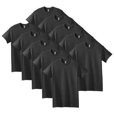 Camiseta Gildan G5000 negra talla S (paquete de 10)