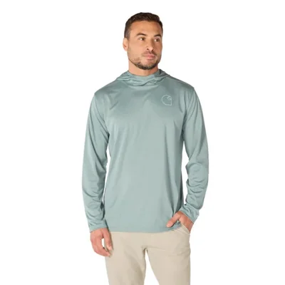 CAMISETA Carhartt XL verde pizarra con logo