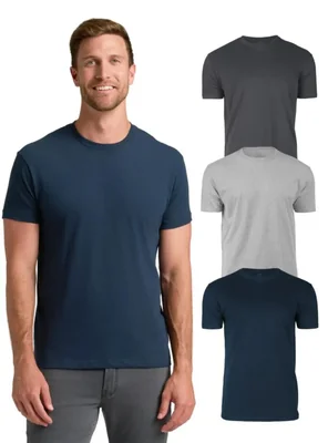Camiseta True Classic M - Pack de 3 mezcla de algodón cuello redondo