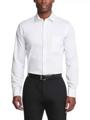 Camisa de Vestir Van Heusen Blanca Cuello 46-47 cm Manga 91-94 cm