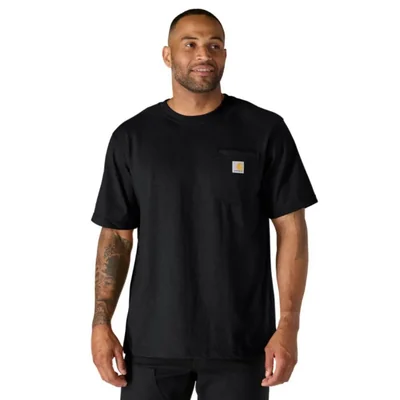 Remera Carhartt Dearborn Relaxed con Bolsillo Negra XL