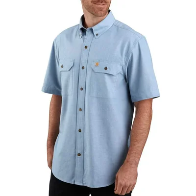 Camisa Carhartt Fort Loose Azul Chambray XL