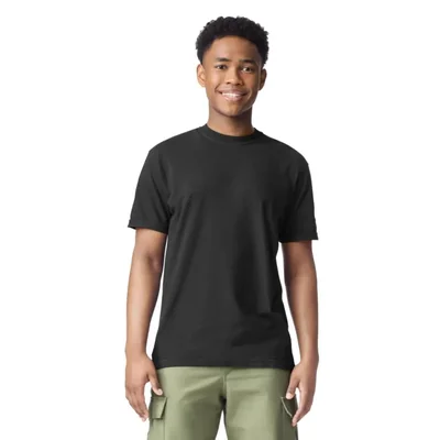 Remera Comfort Colors G1717 Negra Manga Corta XL