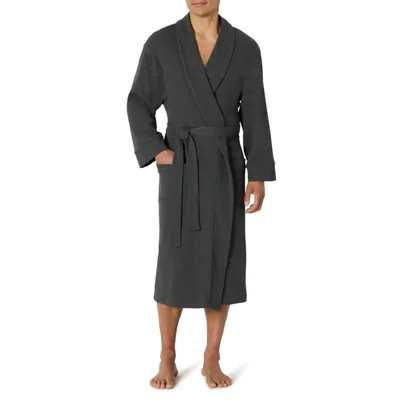 Bata de hombre Amazon Essentials gris carbón jaspeado M-L