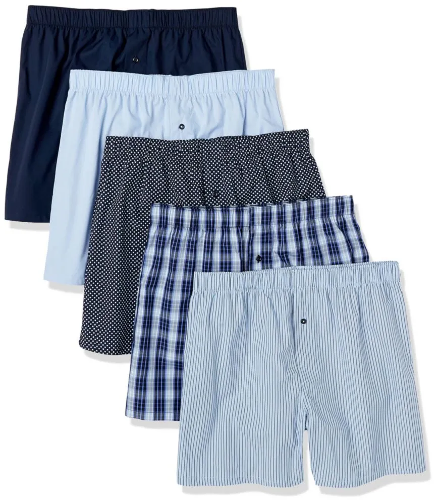 Bóxers Amazon Essentials – Pack de 5 (azul marino)