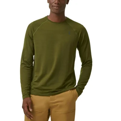 Suéter BASS OUTDOOR de punto LS talla XXL color Musgo