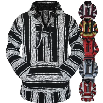 Sudadera con capucha Black Baja de Artisans Bazaar