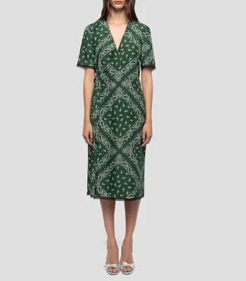 Vestido Casual Midi estampado Mujer
