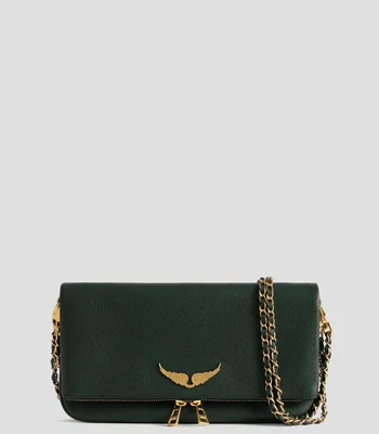 Bolsa en Piel Crossbody Sólido Mujer
