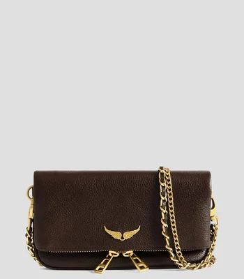 Bolsa en Piel Crossbody Sólido Mujer