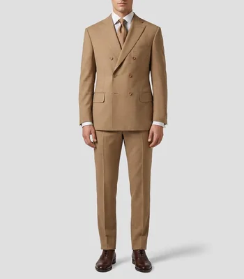 Traje corte slim liso Hombre