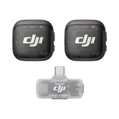 Micrófono DJI Mic 3 (2 TX + 1 RX) inalámbrico