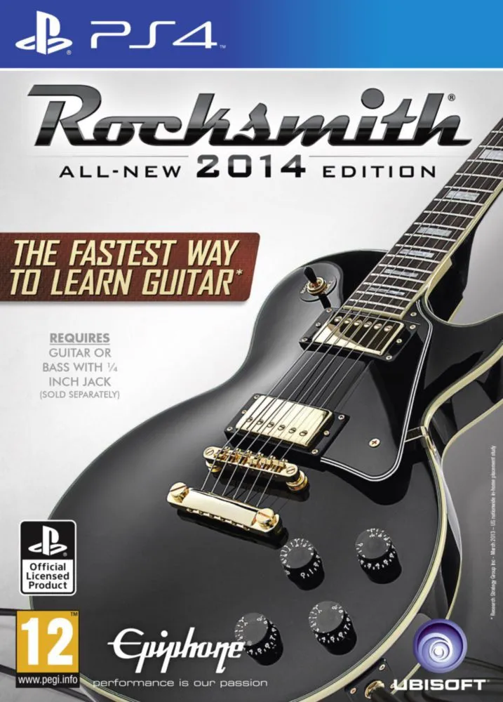 Videojuego Ubisoft Rocksmith 2014 PS4 con Cable