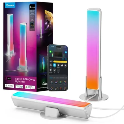 Barra de luz inteligente Govee RGBICWW Electric Light color plata