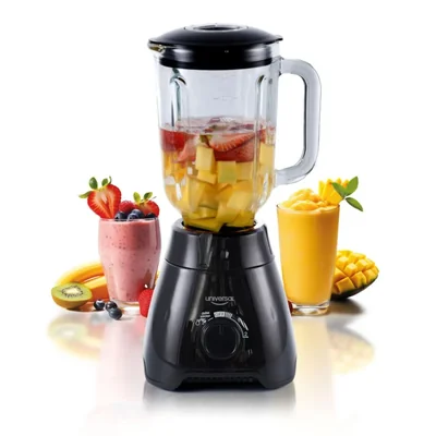 Licuadora Universal 550W Jarra de Vidrio 17 L 7 Tazas 2 Velocidades