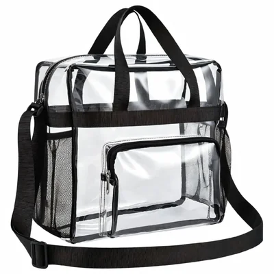 Bolso Tote Transparente Bagenius Aprobado para Estadios 30 × 14 × 30 cm