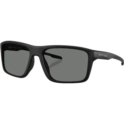 Anteojos de Sol Native XD9043 Tavern Negro Mate Gris 57 mm