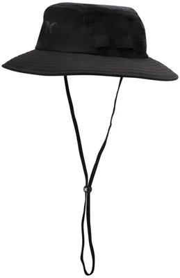 Sombrero Hurley Boonie de Sol Negro Plegable para Hombre