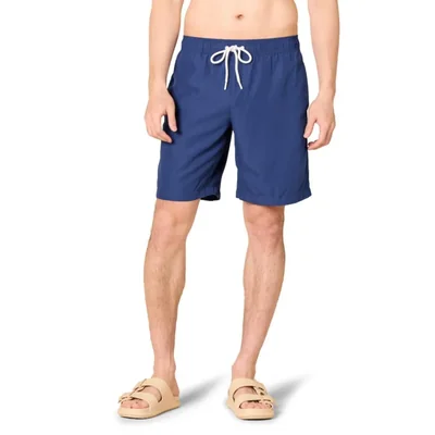 Pantalón de baño para hombre Amazon Essentials 23 cm de secado rápido azul marino talla grande