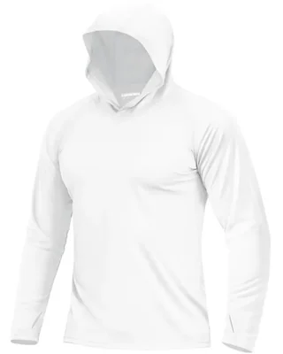 Camiseta de Protección Solar Boladeci UPF 50+ con Capucha y Mangas Largas XL