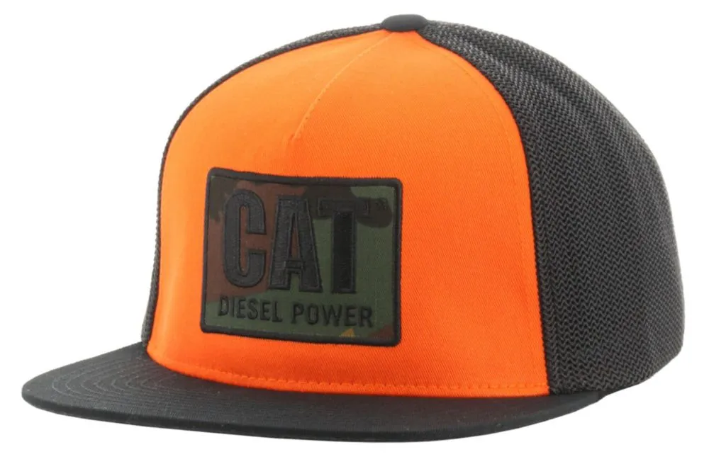 Gorra CAT Diesel Power de Visera Plana Flexfit