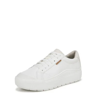 Zapatilla Dr. Scholl's Time Off para mujer blanca y lisa 6 W