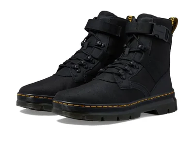 Bota Dr. Martens Combs Tech II Negra de Poliéster Extra Resistente