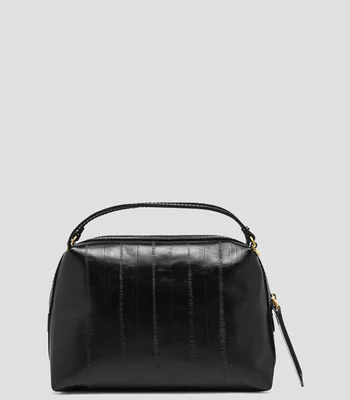 Bolsa Crossbody negra en piel Alifa Mujer