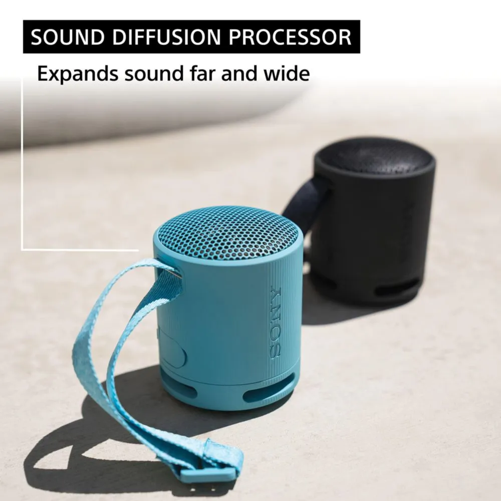 Bocina Sony SRS-XB100 inalámbrico Bluetooth impermeable gris
