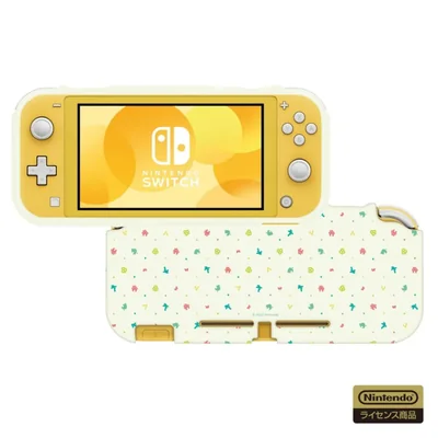 Funda HORI para Nintendo Switch Lite Animal Crossing TPU amarilla