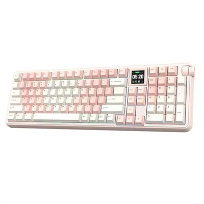 Teclado EPOMAKER RT100 PRO inalámbrico RGB con pantalla de 154 pulgadas