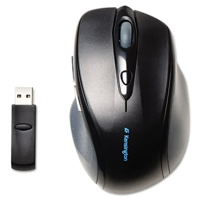 Mouse Inalámbrico Kensington Pro Fit Tamaño Completo Negro/Plata