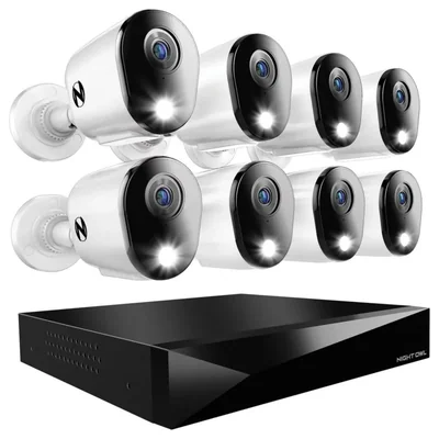 Sistema DVR Night Owl 12 canales 1TB 1080p HD 8 cámaras
