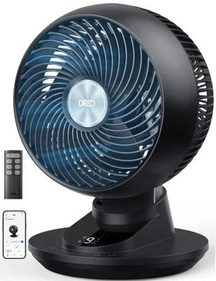 Ventilador Eléctrico DREO 30 cm Inteligente con Control por App y Voz